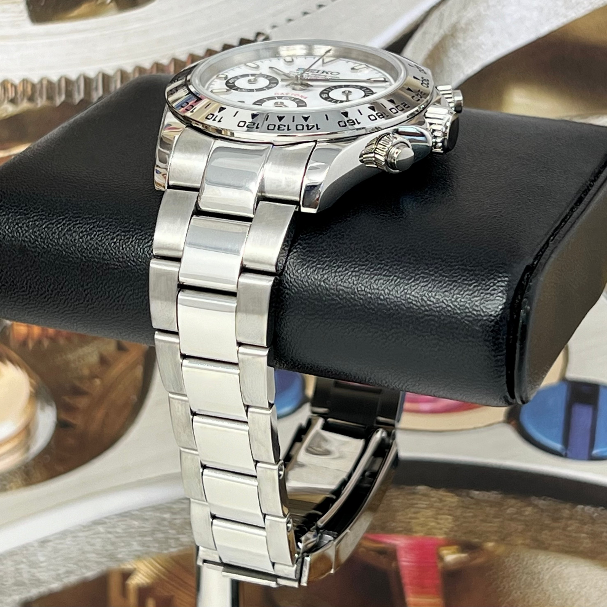 Silver Panda Daytona - Luxury Chronograph | Chrono | Mecaquartz | Mens | Sport Watch | VK63 Quartz | Daytona | Cosmograph