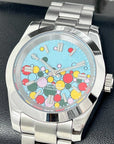 Custom Bubble Celebration Watch Mod | 36mm or 39mm | Luxury Automatic Mod Watch | NH35 Automatic Movement