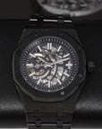 Seikoak Skeleton Watch | Blacked Out See Through Open Heart | Skeleton Watch Movement | Black Wristwatch | Mens Watch | Watch Mod | NH70