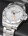 Custom Exp II Watch | White or Silver | 4 Hand GMT | 41mm, Stainless Steel Sports Watch, White Dial, NH34 Automatic Movement