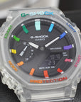 G-Shock Casioak Jellyfish Rainbow Mod | GA-2100 Jellyfish | Colorful Mod | Rainbow Skeleton