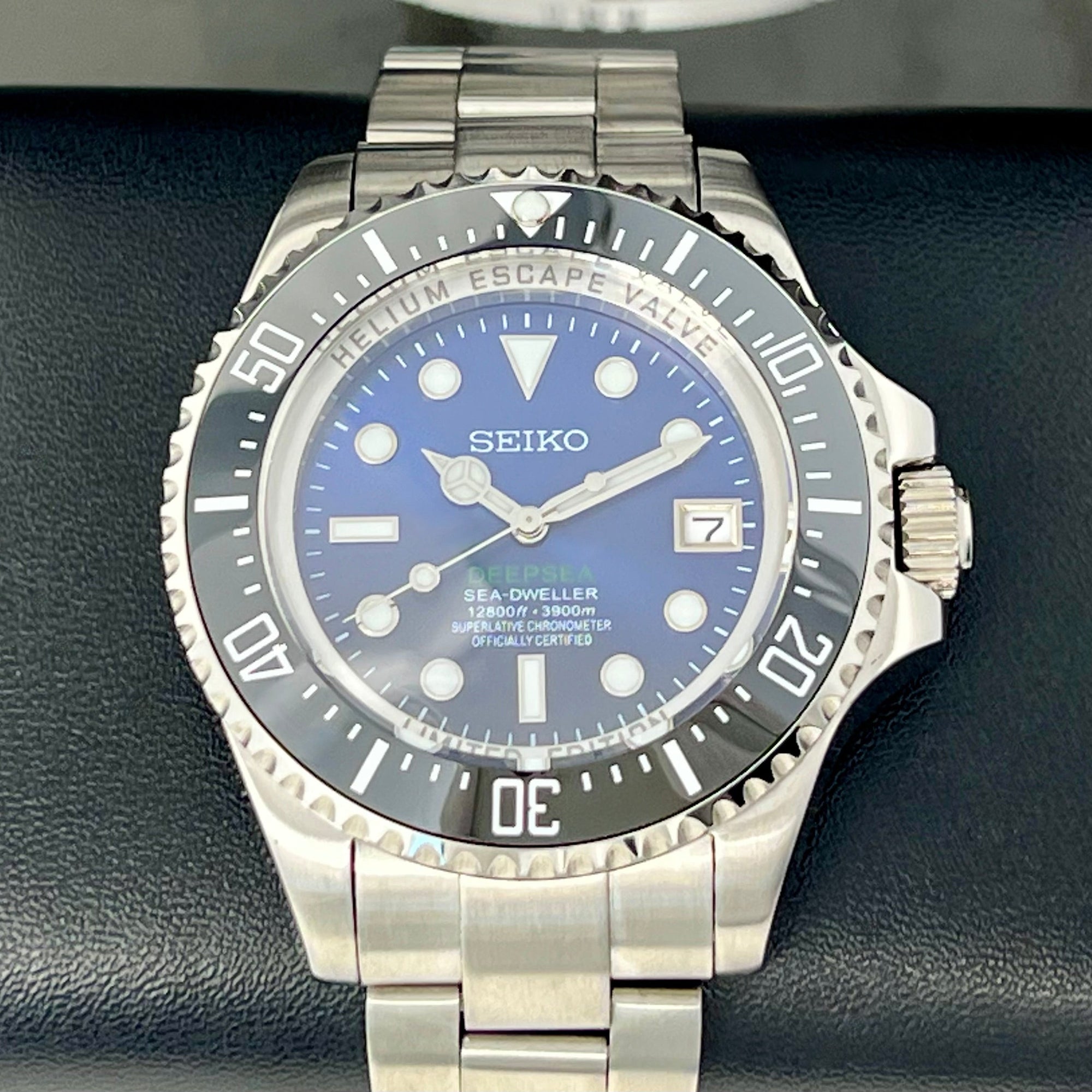 Custom Deepsea Sea Dweller Diver Watch | James Cameron | Sapphire Crystal | 44mm | NH35 Automatic