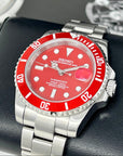Custom Red Sub Watch | "Iron Man" | Sapphire Crystal | Red Bezel | Red Dial Watch Mod | NH35 Automatic