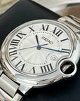 Custom Ballon Bleu Mod | Stainless Steel Watch | 41mm | Classic White Dial | Automatic Watch