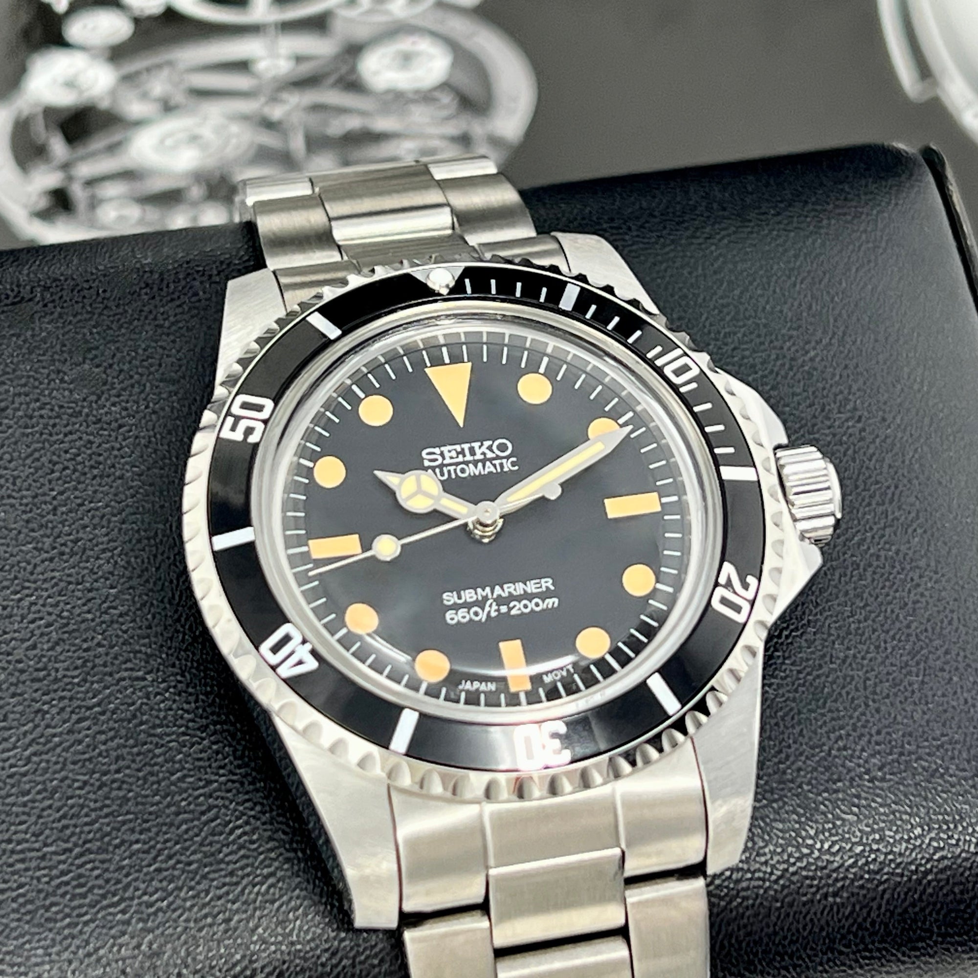 Sub - Vintage Milsub Style Diver | Beautiful Domed Crystal on Oyst | No Date | 39.5mm | Milsub | Military Sub | Vintage Sub | Diving