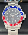 Custom Pepsi - 4 Hand GMT - Blue and Red - with NH34 movement - 41mm - Dual Two Timezone - Automatic Custom Watch - Watch Mod