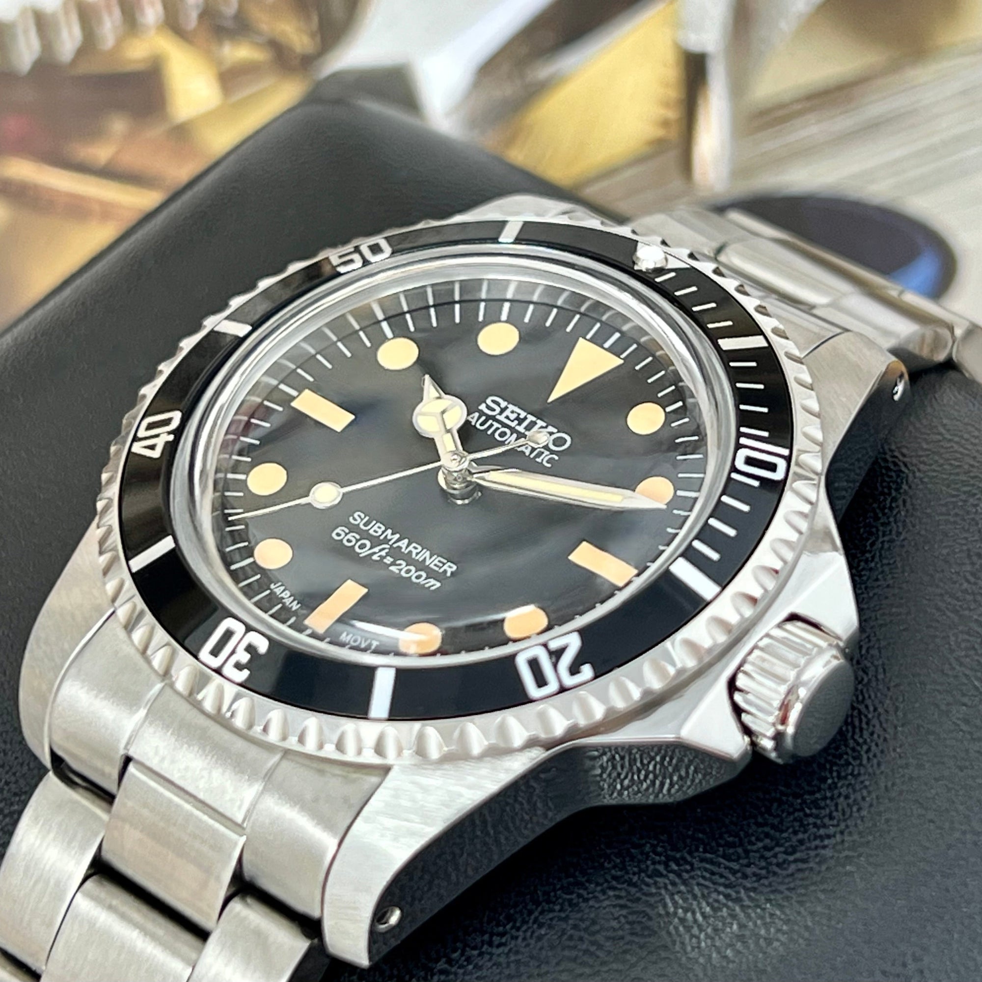 Sub - Vintage Milsub Style Diver | Beautiful Domed Crystal on Oyst | No Date | 39.5mm | Milsub | Military Sub | Vintage Sub | Diving