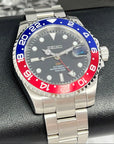 Custom Pepsi - 4 Hand GMT - Blue and Red - with NH34 movement - 41mm - Dual Two Timezone - Automatic Custom Watch - Watch Mod