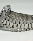Custom Miyota Day Date Mod | Fluted Bezel | Silver White Dial | Pres Bracelet | Date | Miyota 8285 | Mod