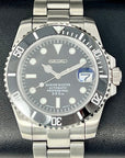 Custom Sub Watch | Stainless Steel | Sapphire Crystal | Ceramic Bezel Mod | Black Watch Mod | NH35 Automatic Movement