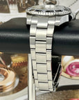 Custom Sub Watch | Stainless Steel | Sapphire Crystal | Ceramic Bezel Mod | Black Watch Mod | NH35 Automatic Movement