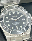 Custom Sub Watch | Stainless Steel | Sapphire Crystal | Ceramic Bezel Mod | Black Watch Mod | NH35 Automatic Movement