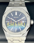 Seikoak Music Edition - Unique Equalizer Watch | Tapisserie Dial | Mod | Watch Mod | NH35 Automatic Movement | Blue Dial