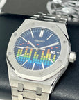Seikoak Music Edition - Unique Equalizer Watch | Tapisserie Dial | Mod | Watch Mod | NH35 Automatic Movement | Blue Dial