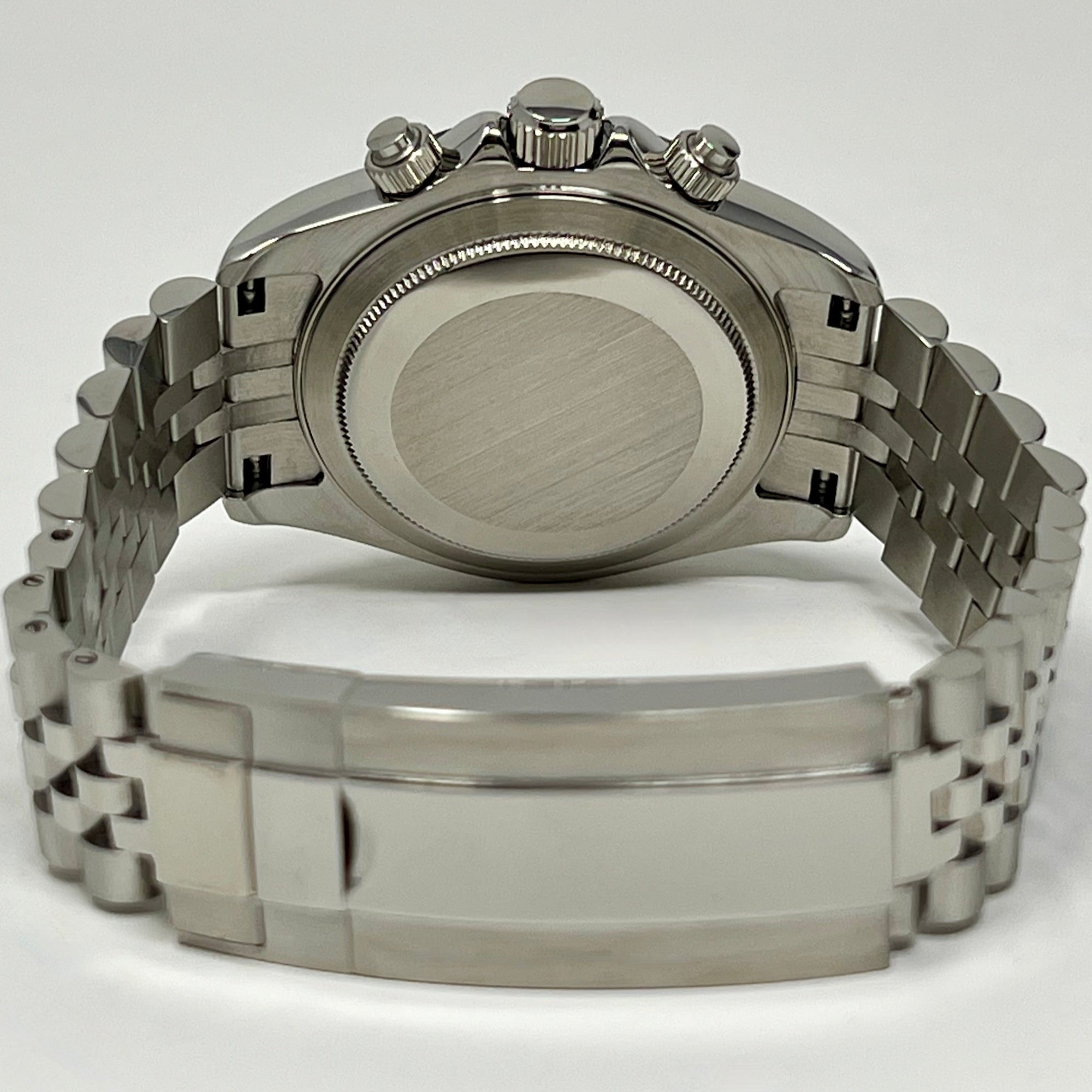 Chrono Black Bay Pink Watch on Jub Bracelet | Luxury Chronograph | Mecaquartz Movement | VK63
