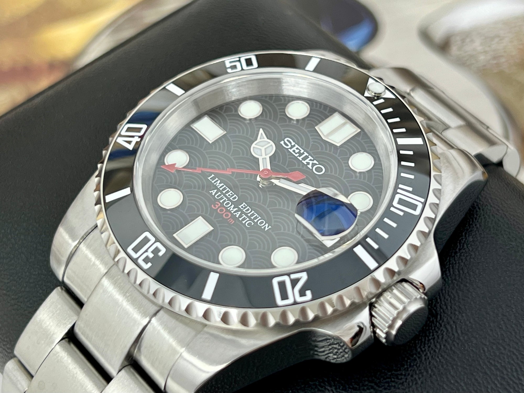 Custom Sub Art Design Watch | Stainless Steel | Sapphire Crystal | Ceramic Mod | Watch Mod | NH35 Automatic Movement