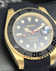 Custom Gold Yacht - Gold and Black Custom Built | Dive Watch | Yachting | Yellow Gold | Mod | Custom Mod | Watch Mod | Diver