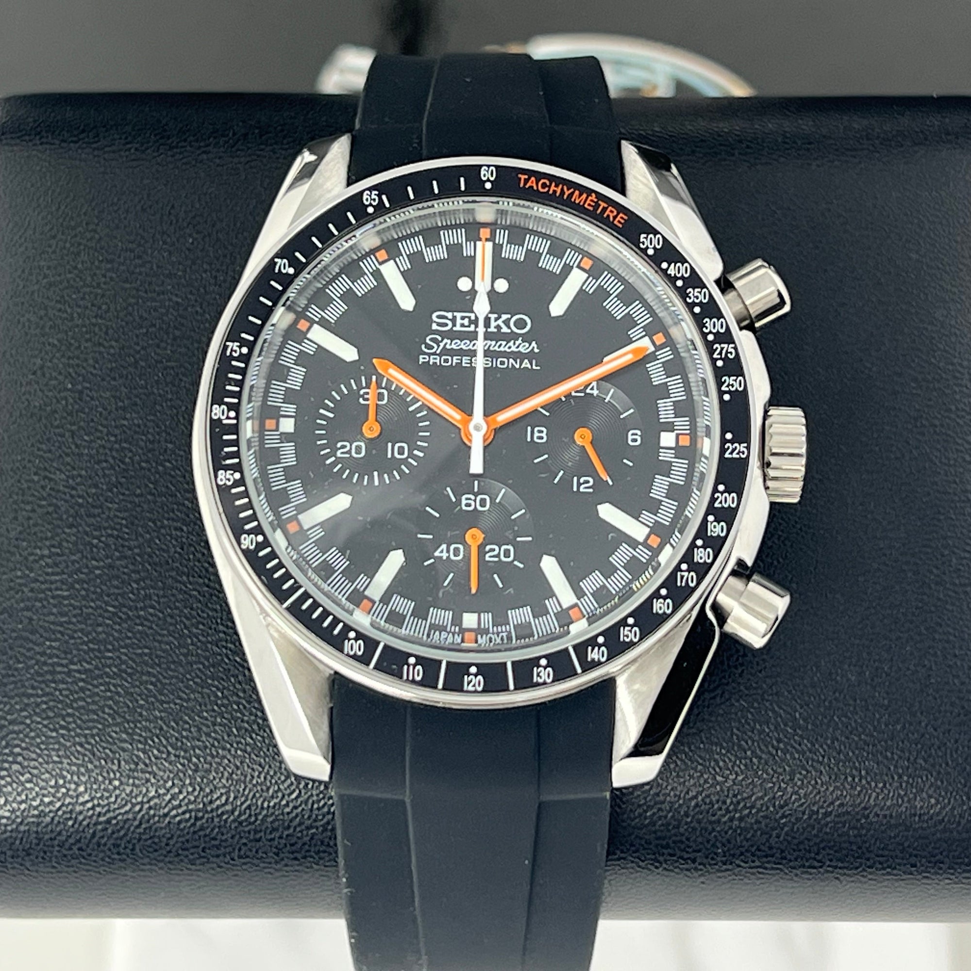 Custom Speedy Orange | Chronograph | Mod | Watch Mod | Custom Watch | Diver | Dive Watch | Men's Watch | Speedy