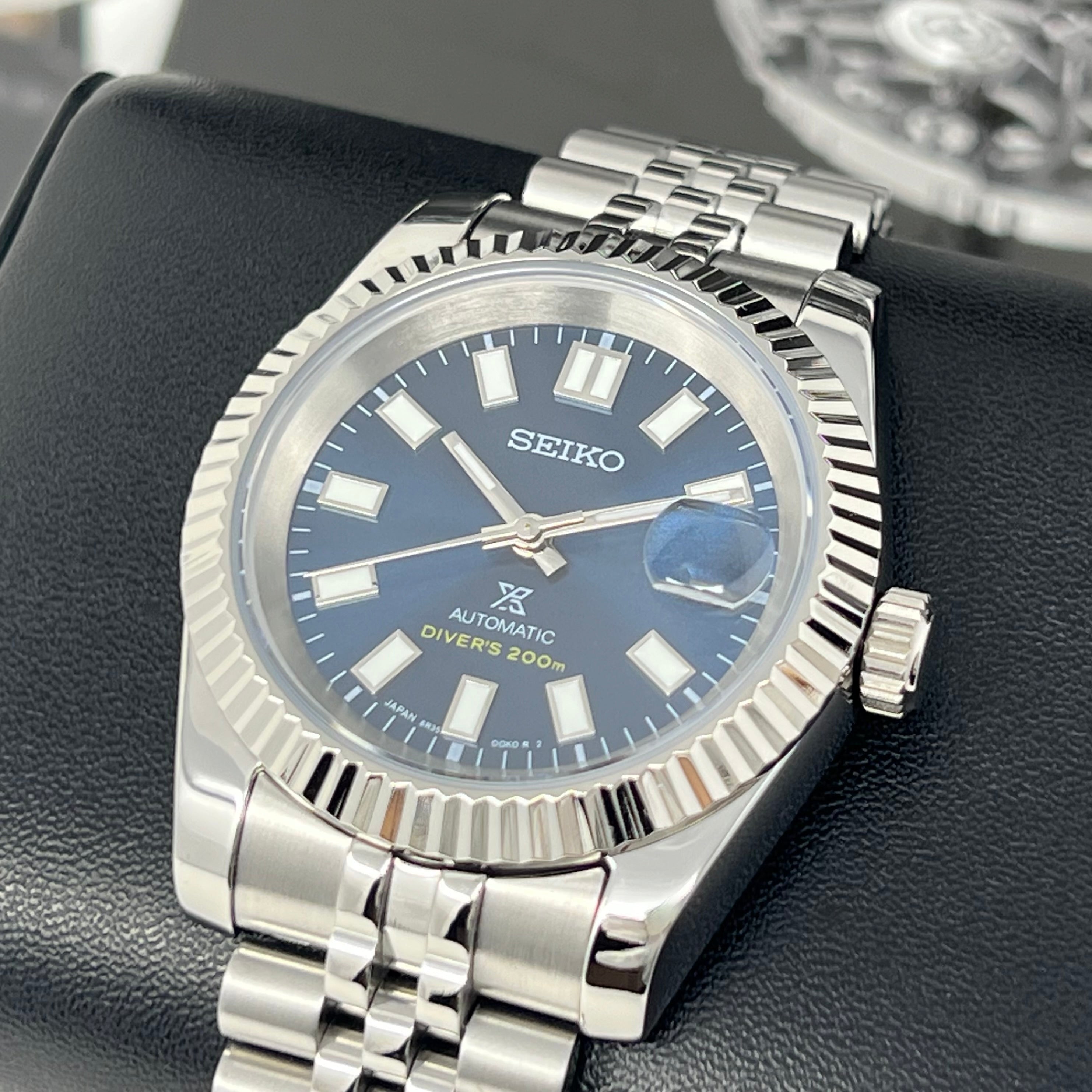 mod デイトジャ　nh35 39ミリ Ｓ Gold and Black 39mm Datejust | Roman Numeral | Buckley