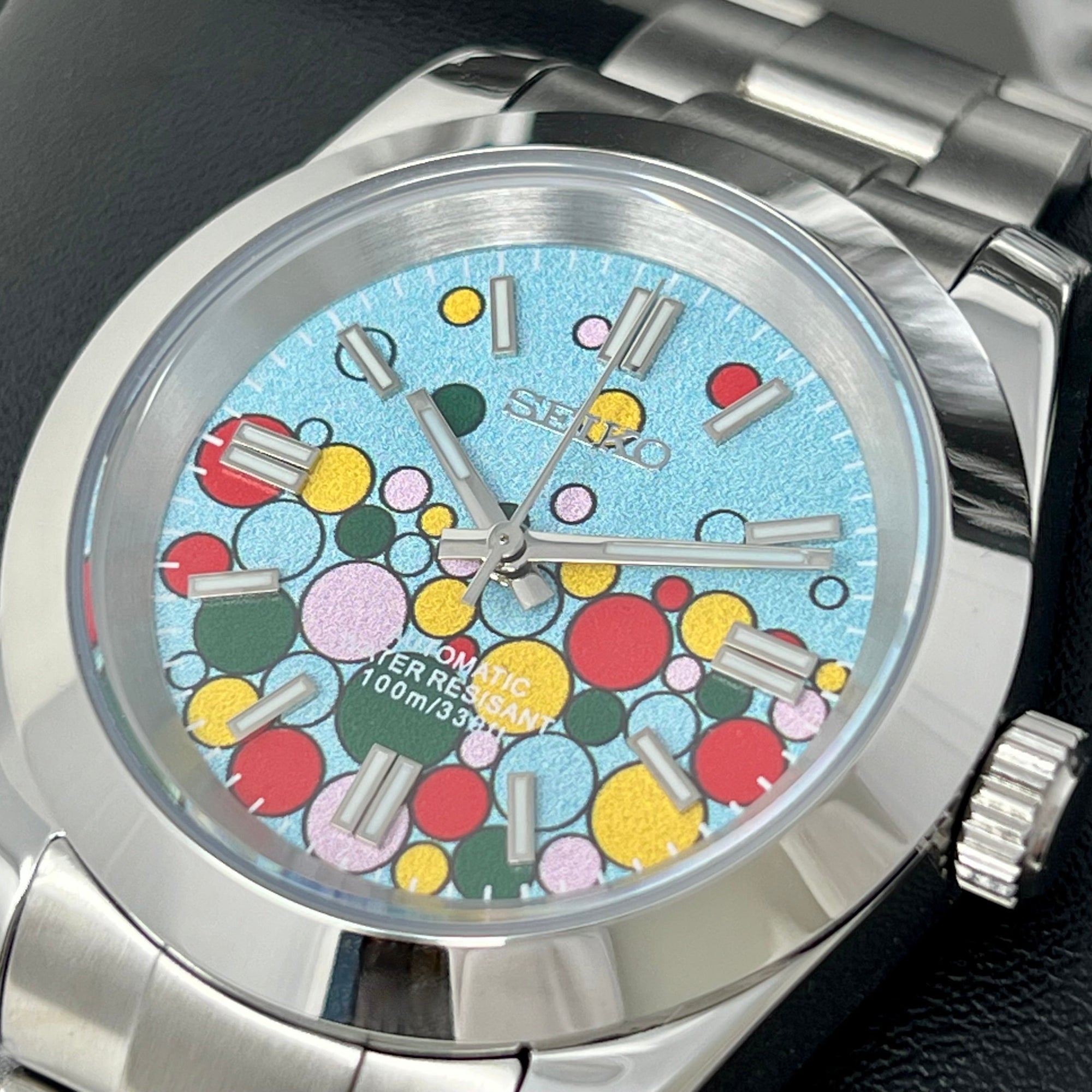 Custom Bubble Celebration Watch Mod | 36mm or 39mm | Luxury Automatic Mod Watch | NH35 Automatic Movement