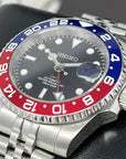 Custom Pepsi - 4 Hand GMT - Blue and Red - with NH34 movement - 41mm - Dual Two Timezone - Automatic Custom Watch - Watch Mod