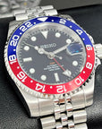 Custom Pepsi - 4 Hand GMT - Blue and Red - with NH34 movement - 41mm - Dual Two Timezone - Automatic Custom Watch - Watch Mod