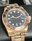 Custom Rootbeer GMT | Stainless Steel Sport Watch | Bronze Watch | Gold Watch | Rose Gold | Mod | Watch Mod | Mens Women