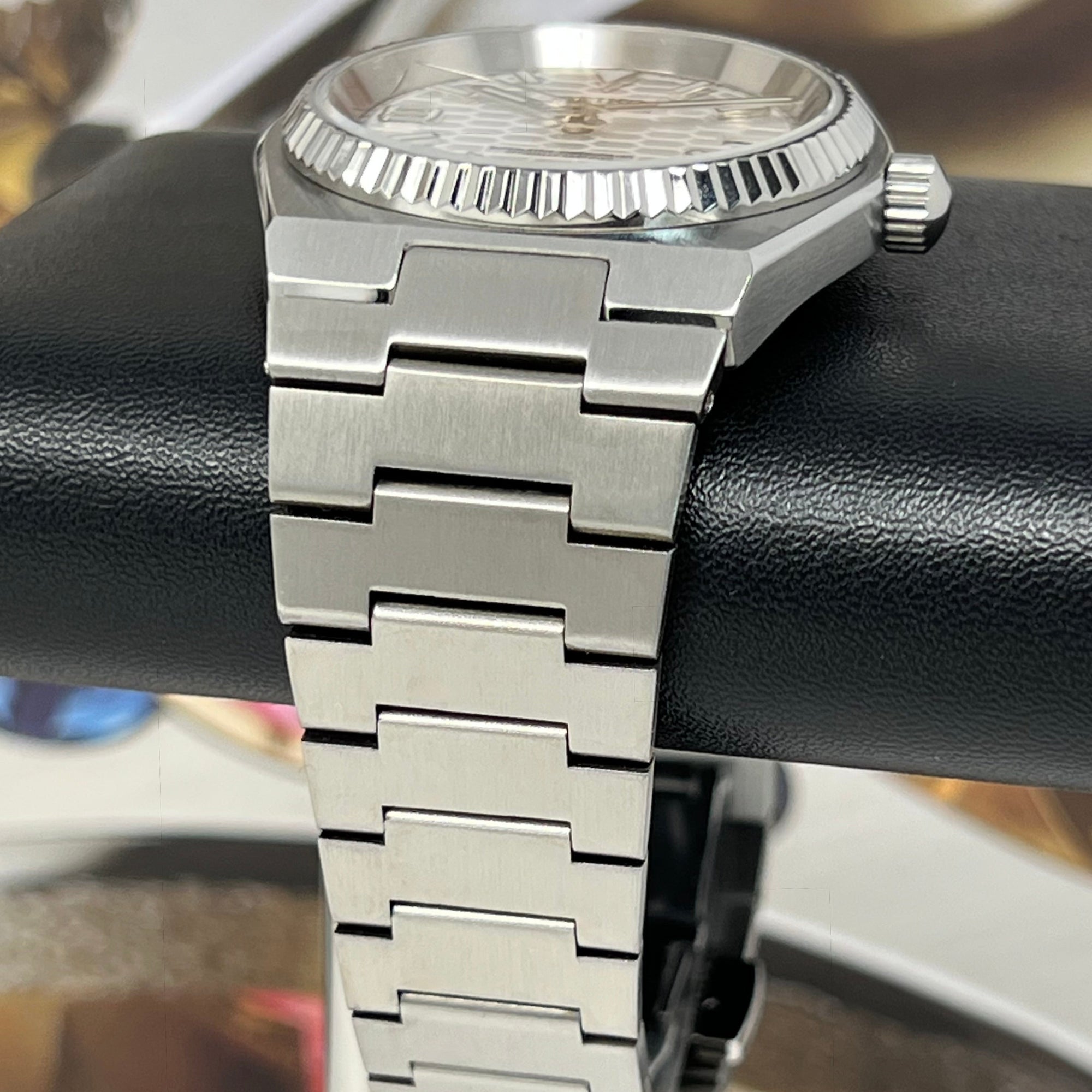 Custom Land Mod | Fresh White Dial | 40mm Stainless Steel | Automatic Custom Watch | The 69 | The PRX | The Oak | The Fondue
