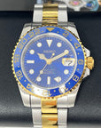 Custom Two Tone GMT Bluesy | Watch Mod | Blue GMT | Men's Watch | Blueberry | Batman | Batgirl | NH34 Automatic