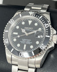 Custom Black Sub Watch | Stainless Steel | Sapphire Crystal | Ceramic Bezel | Black Watch Mod | NH35 Automatic Movement