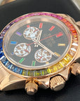 Seiktona Rainbow - Rose Gold Luxury Chronograph | Chrono | Mecaquartz | Steel Sport Watch | VK63 Quartz | Rainbow Daytona | Cosmograph