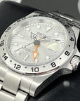 Custom Exp II Watch | White or Silver | 4 Hand GMT | 41mm, Stainless Steel Sports Watch, White Dial, NH34 Automatic Movement
