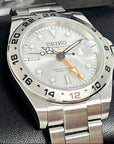 Custom Exp II Watch | White or Silver | 4 Hand GMT | 41mm, Stainless Steel Sports Watch, White Dial, NH34 Automatic Movement