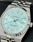 Custom Land Mod | Ice Blue Dial | 40mm Stainless Steel | Jub Bracelet | Automatic Custom Watch | The 69 | The PRX | The Oak | The Fondue
