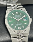 Custom Land Mod | Emerald Green Dial | 40mm Stainless Steel | Jub Bracelet | Automatic Custom Watch | The 69 | The PRX | The Oak | The Fondue