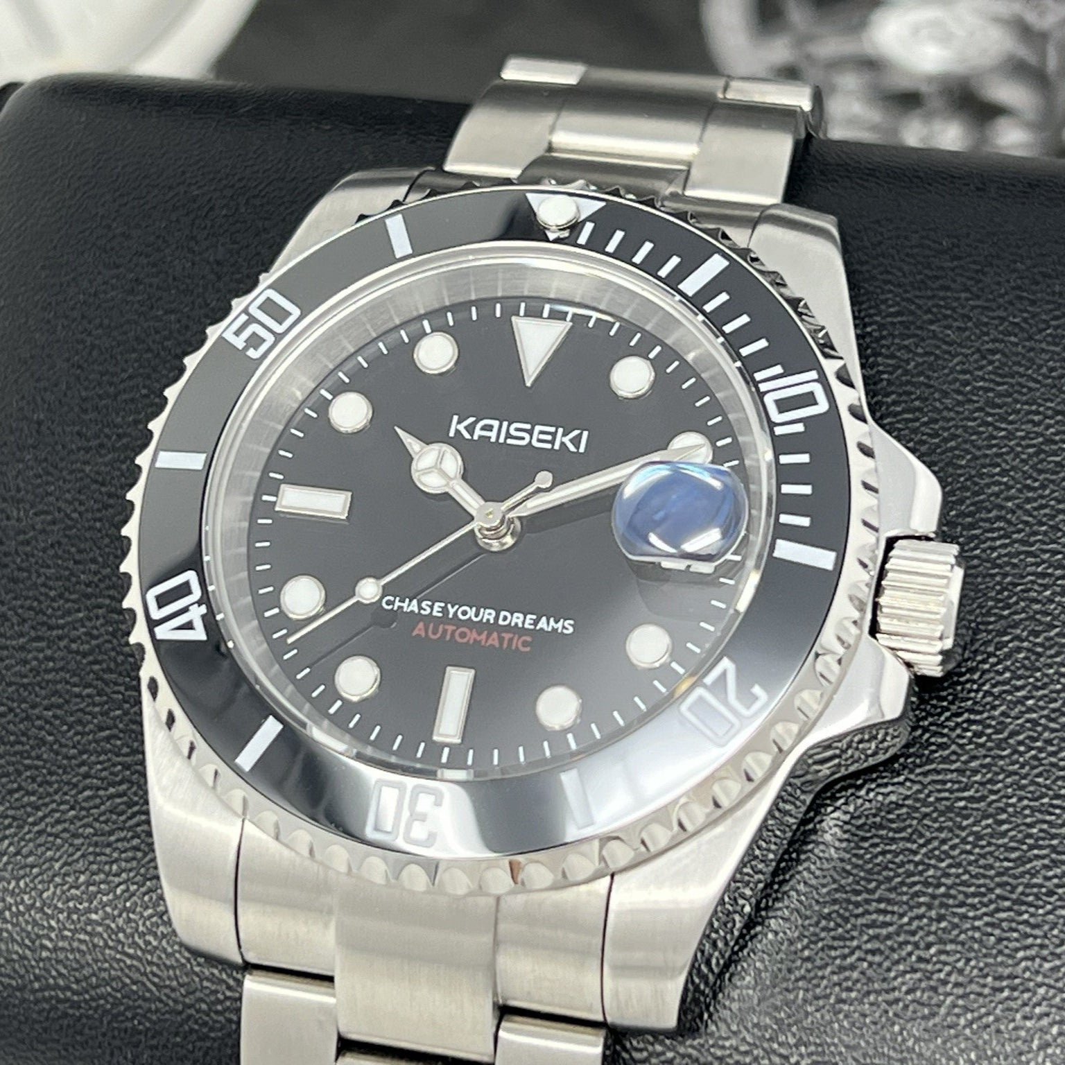 Elite Edition - Kaiseki Luxury Sub Wristwatch | Sapphire, Oyst Bracelet, Ceramic, Mod, Watch Mod, NH35 Automatic 41mm