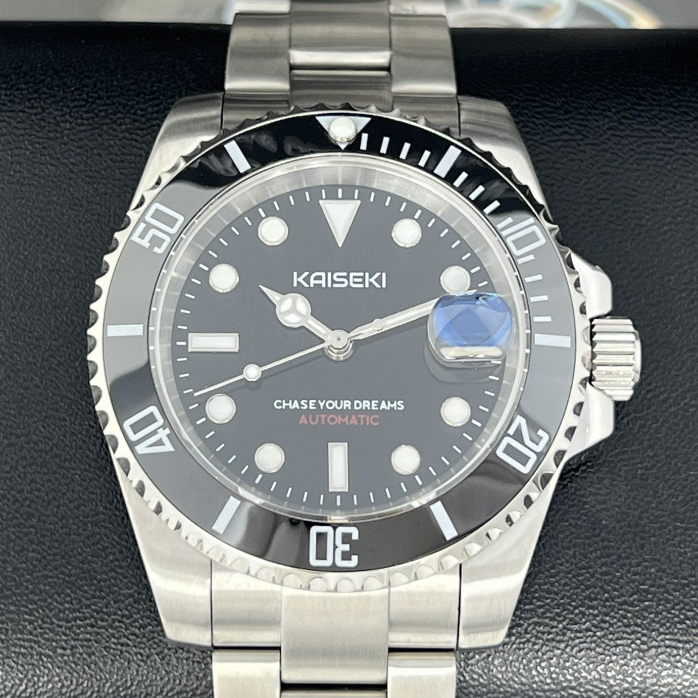 Elite Edition - Kaiseki Luxury Sub Wristwatch | Sapphire, Oyst Bracelet, Ceramic, Mod, Watch Mod, NH35 Automatic 41mm