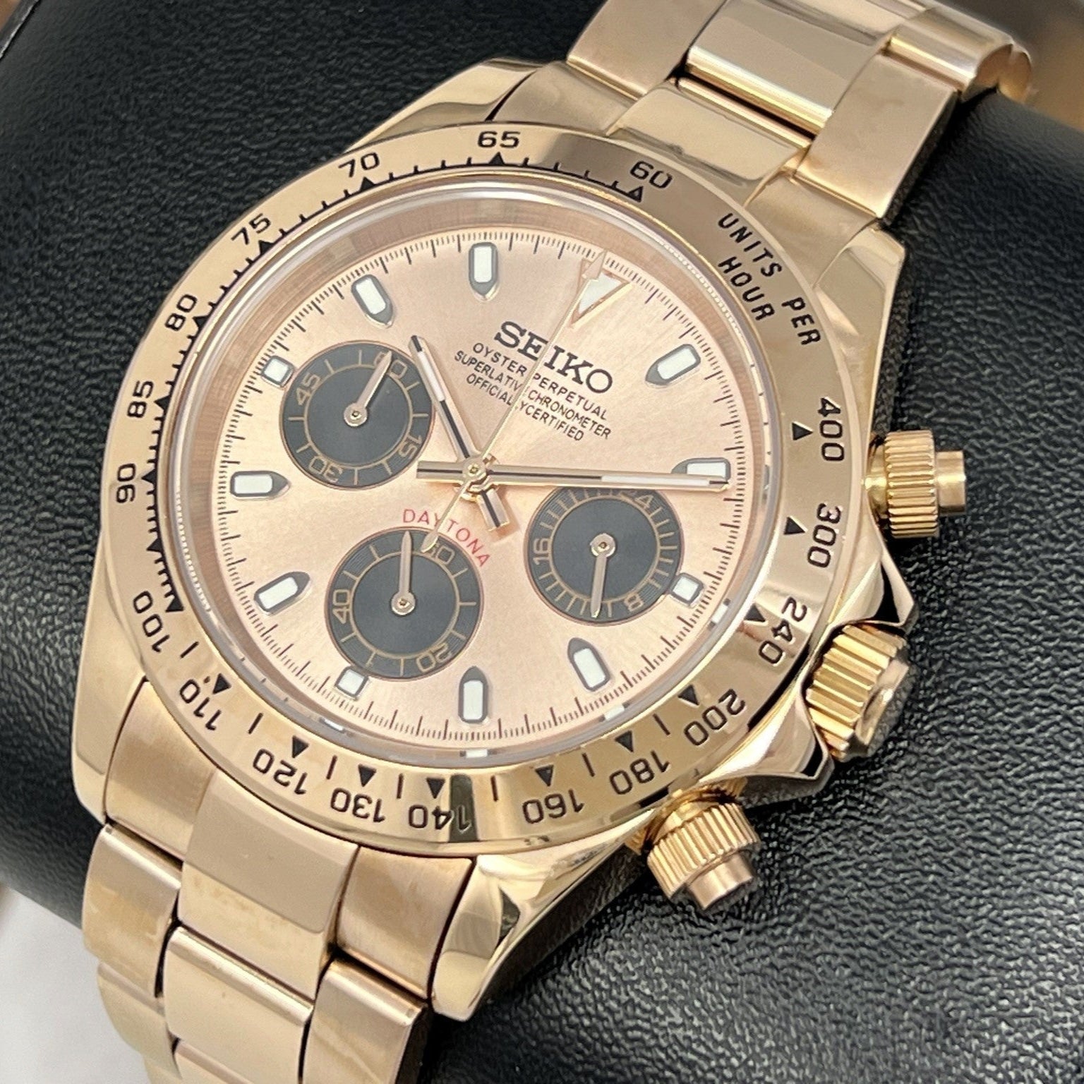 Rose Gold Daytona - Luxury Chronograph | Chrono | Mecaquartz | Mens | Sport Watch | VK63 Quartz | Daytona | Cosmograph