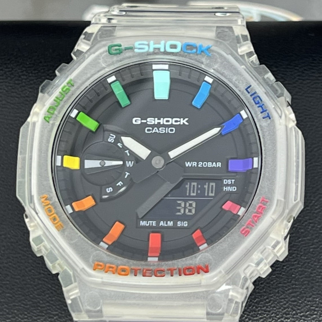 G-Shock Casioak Jellyfish Rainbow Mod | GA-2100 Jellyfish | Colorful Mod | Rainbow Skeleton