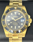Custom Gold Sub - Gold and Black Custom Built, Yellow Gold Dive Watch, Mod, Custom Mod, Watch Mod, Diver