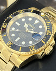 Custom Gold Sub - Gold and Black Custom Built, Yellow Gold Dive Watch, Mod, Custom Mod, Watch Mod, Diver
