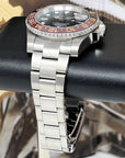 Custom Rootbeer Steel GMT Watch | Stainless Steel Sport Watch | Custom Sub | 20mm Oyst Bracelet | Perpetual Date | Sub | 41mm