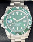 Hulk Sub - Left Handed Edition - Sunburst Green Bezel Lefty Edition | Green | Riddler | Destro | South Paw | Oyst Automatic NH35 | Men