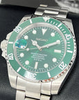 Hulk Sub - Left Handed Edition - Sunburst Green Bezel Lefty Edition | Green | Riddler | Destro | South Paw | Oyst Automatic NH35 | Men