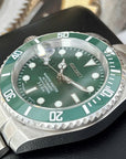 Hulk Sub - Left Handed Edition - Sunburst Green Bezel Lefty Edition | Green | Riddler | Destro | South Paw | Oyst Automatic NH35 | Men