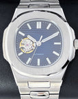 Seikonaut Blue Open Heart | Stainless Steel | Modern Automatic Dress Sport Watch with Sapphire Crystal | Mod | Watch Mod | Custom Watch