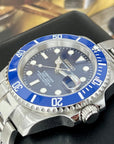 Custom Smurf Sub | Stainless Steel | Sapphire Crystal | Blue Mod | NH35 Automatic Sub