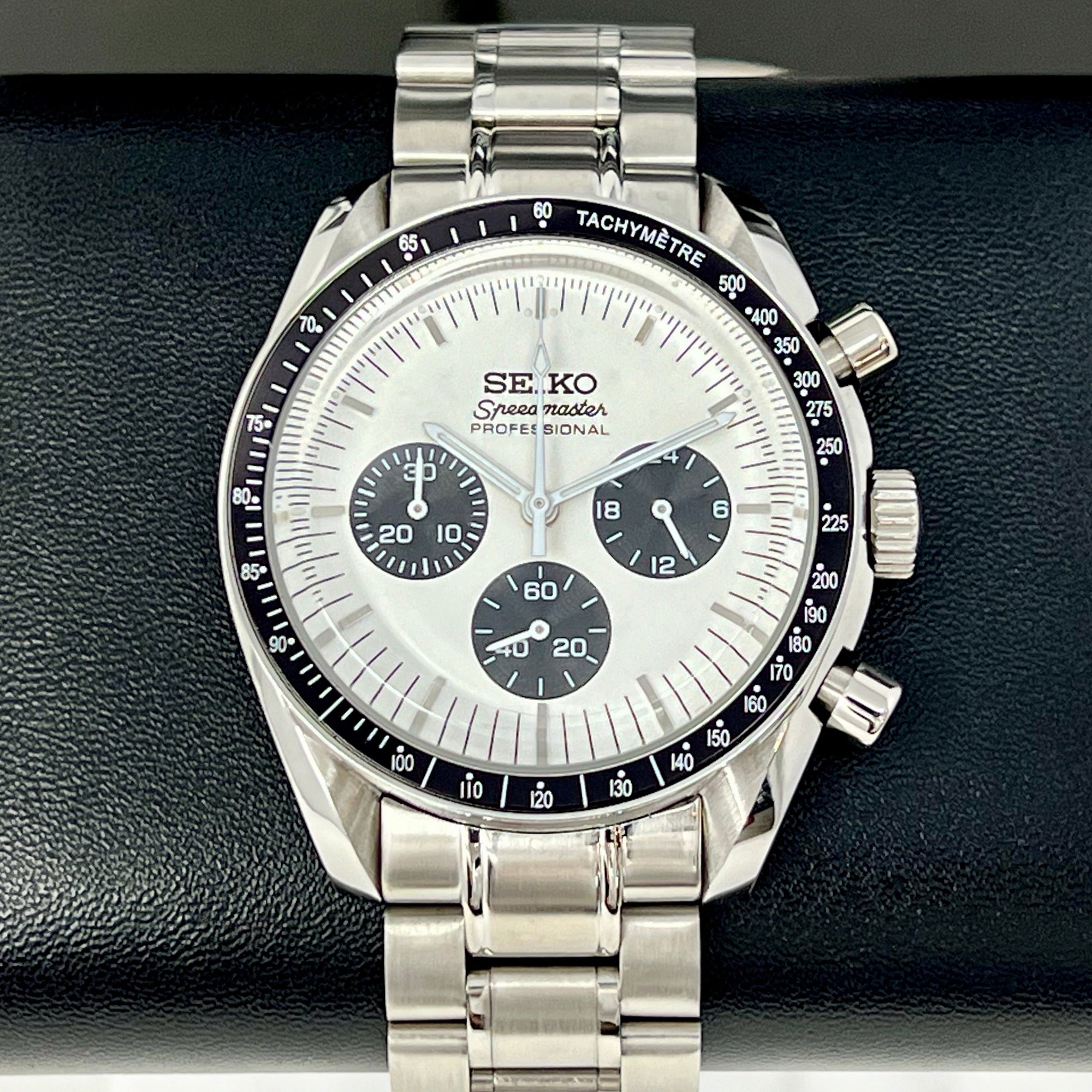 Custom Speedy Panda White | Chronograph | Mod | Watch Mod | Custom Watch | Diver | Dive Watch | Mecaquartz VK63 | Speedy