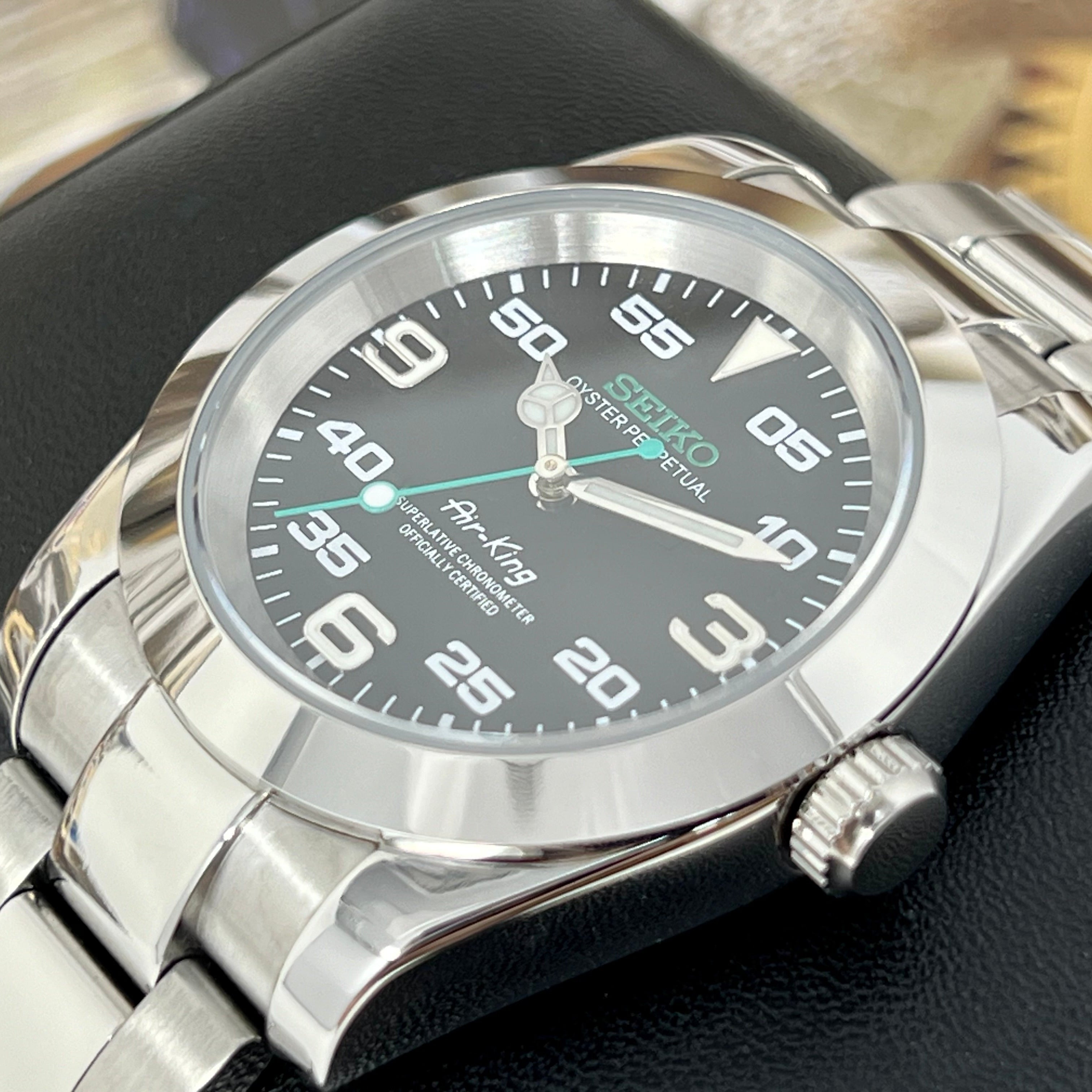 Custom Air King Watch 40mm NH35 Automatic Mod - Main Image