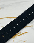NATO Watch Strap | 20mm Lug Width | Silky Smooth Nylon | Black and Grey